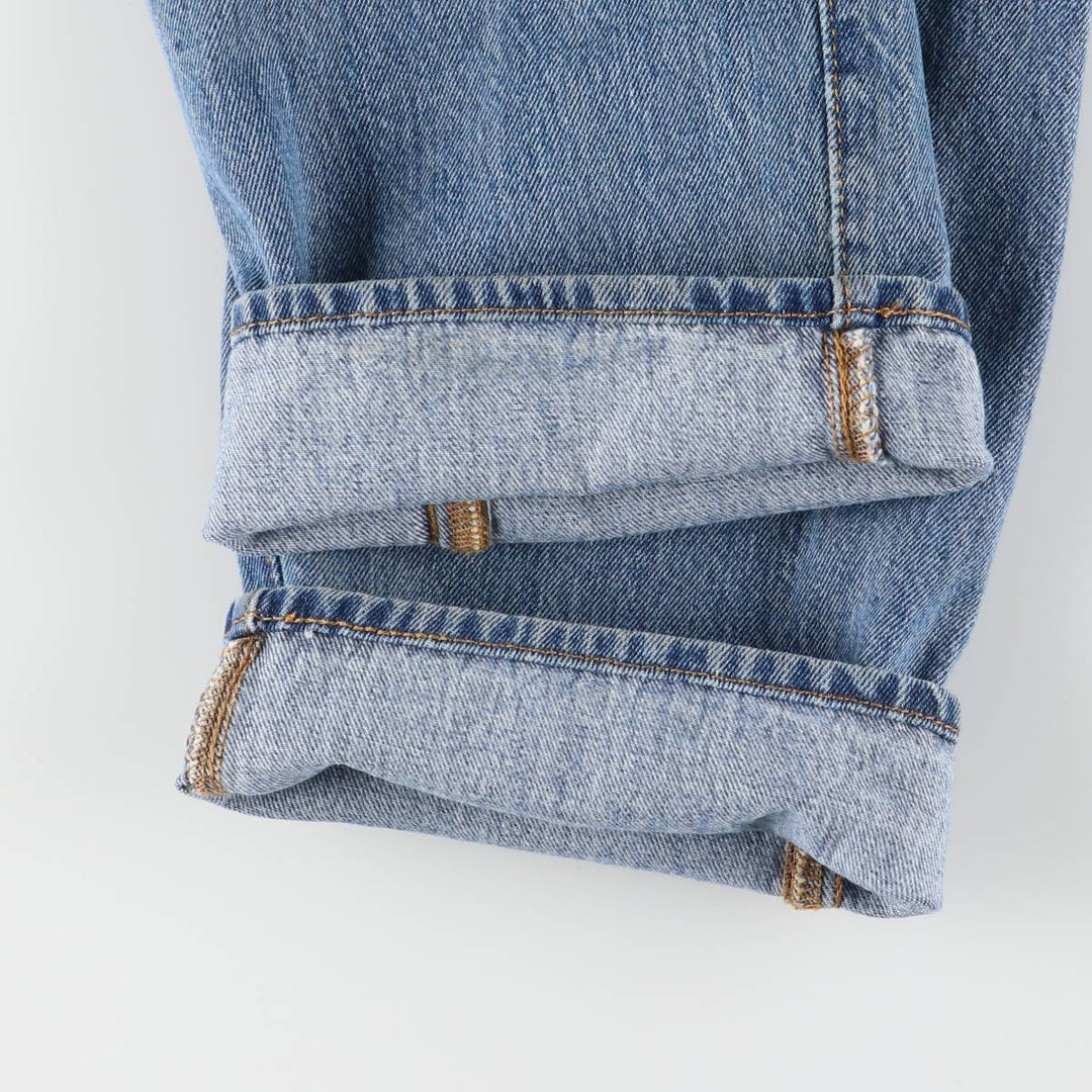 Levi's 501 straight denim pants for men, size W34 cotton Blue type light blue Vintage Second Hand