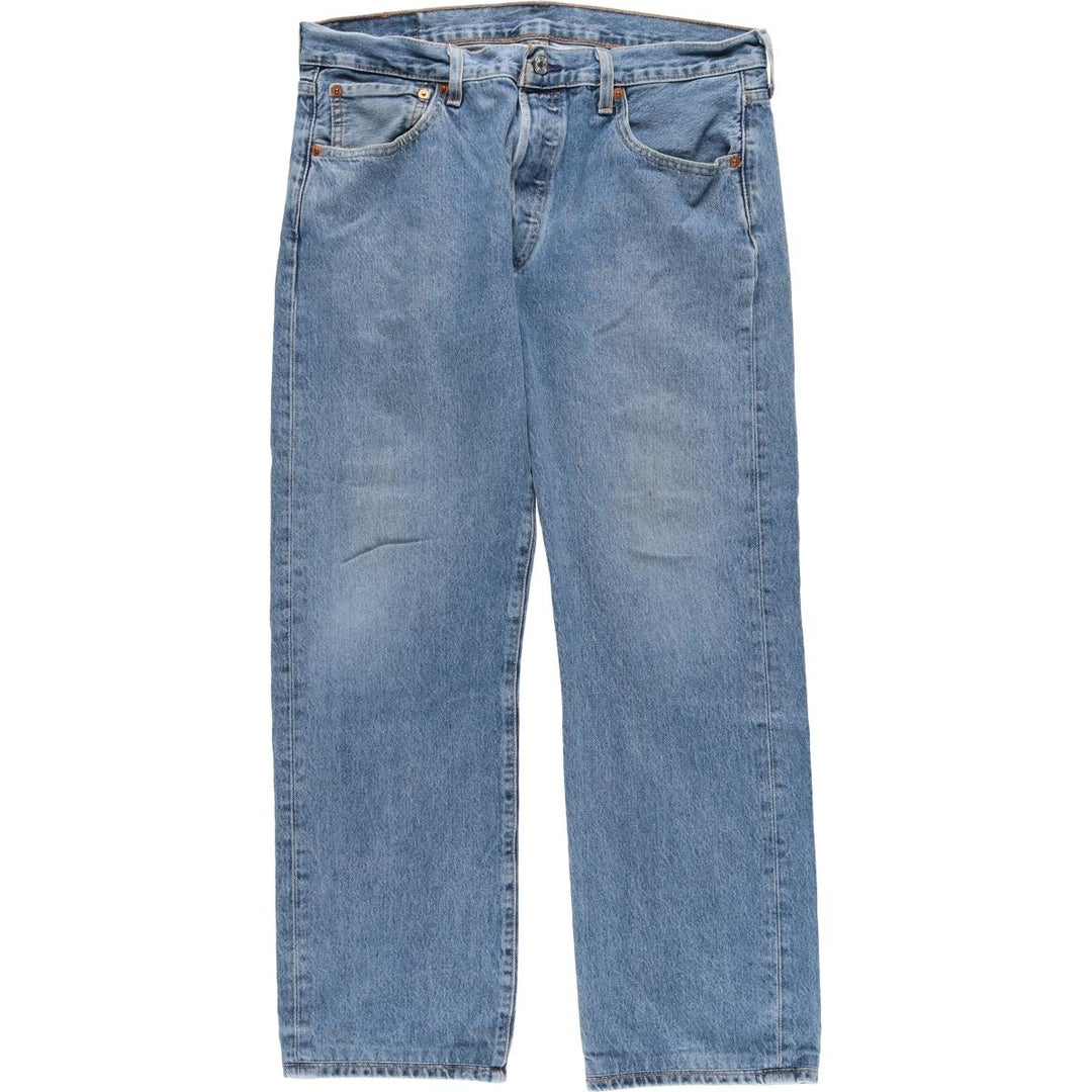 Levi's 501 straight denim pants for men, size W34 cotton Blue type light blue Vintage Second Hand