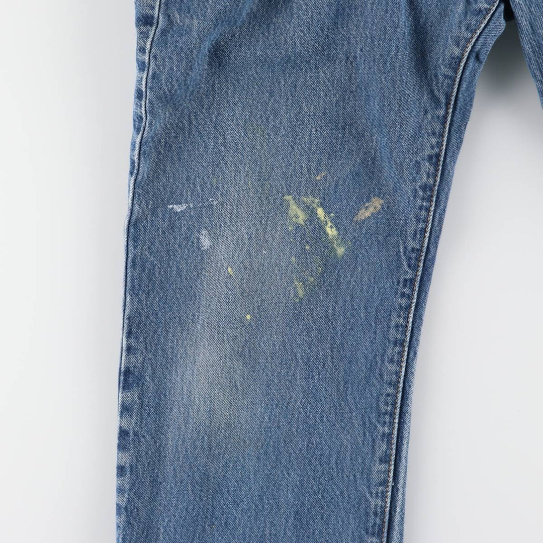 00'S Levi's 501 straight denim pants for men, size W33 cotton Blue type light blue Vintage Second Hand