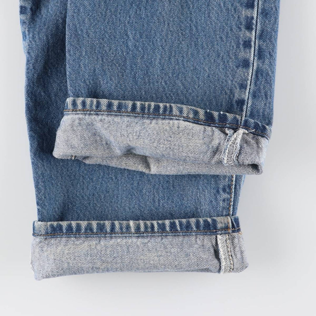 00'S Levi's 501 straight denim pants for men, size W33 cotton Blue type light blue Vintage Second Hand