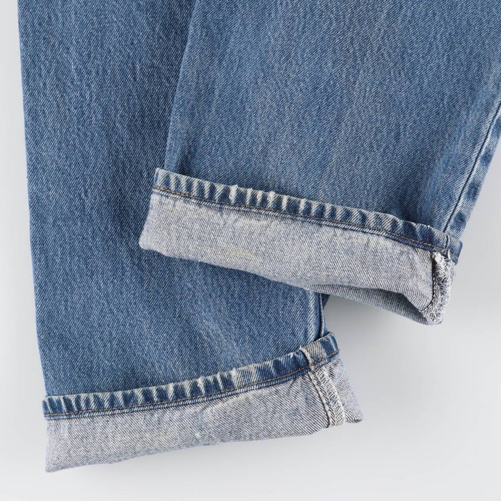 00'S Levi's 501 straight denim pants for men, size W33 cotton Blue type light blue Vintage Second Hand