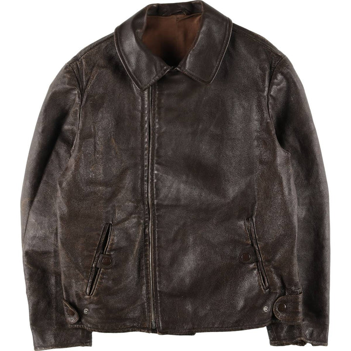 Special price for a 40s-50'S vintage leather blouson, size L for men /eaa525825