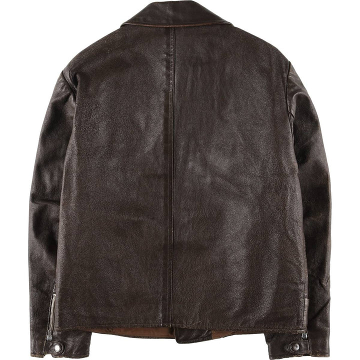 Special price for a 40s-50'S vintage leather blouson, size L for men /eaa525825