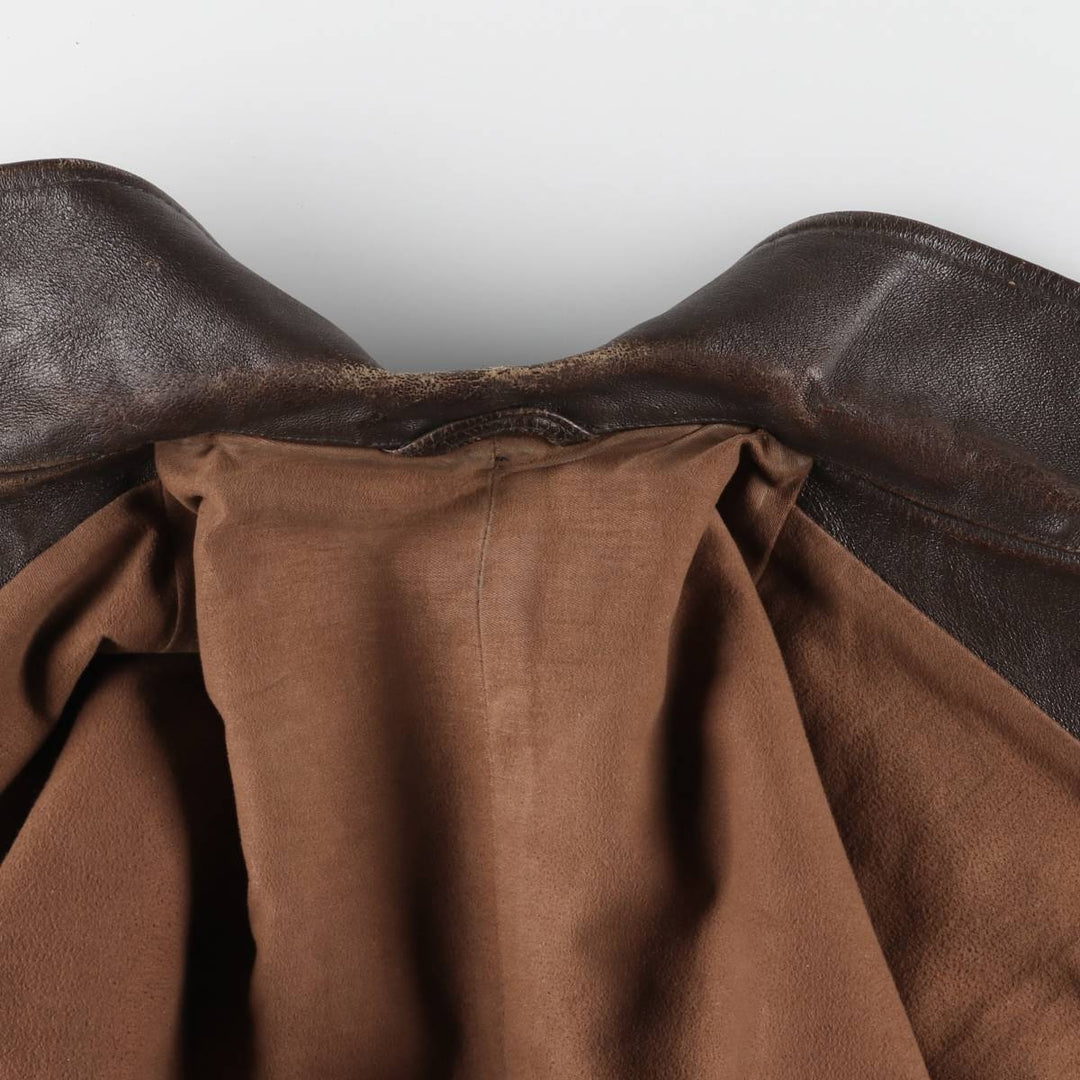 Special price for a 40s-50'S vintage leather blouson, size L for men /eaa525825