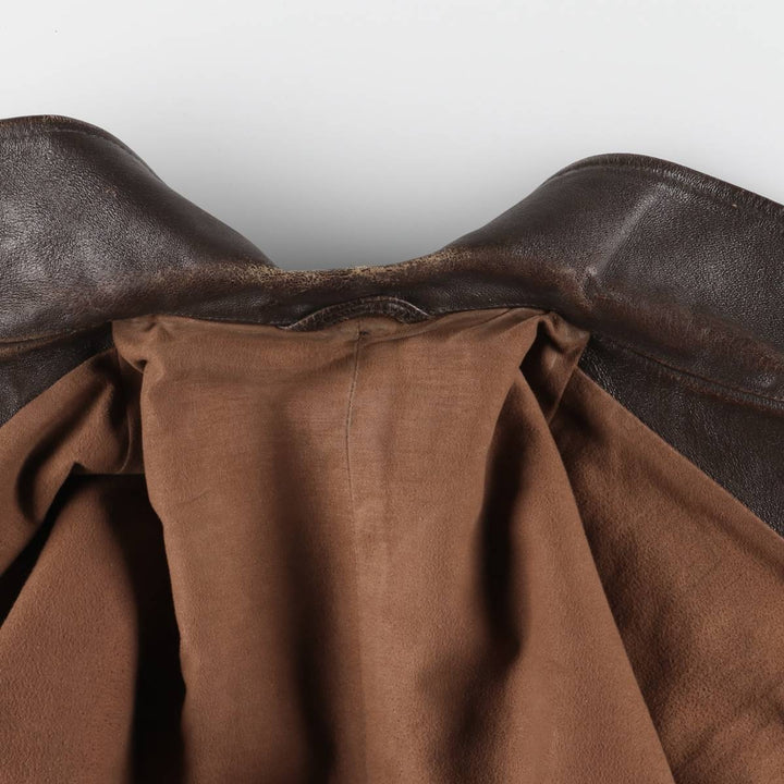 Special price for a 40s-50'S vintage leather blouson, size L for men /eaa525825