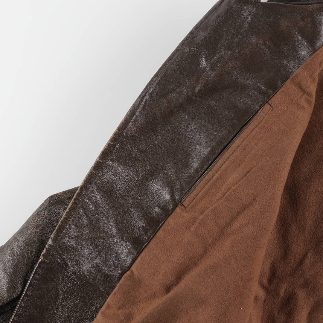 Special price for a 40s-50'S vintage leather blouson, size L for men /eaa525825