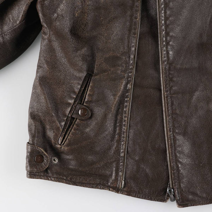 Special price for a 40s-50'S vintage leather blouson, size L for men /eaa525825