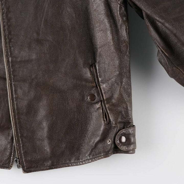 Special price for a 40s-50'S vintage leather blouson, size L for men /eaa525825