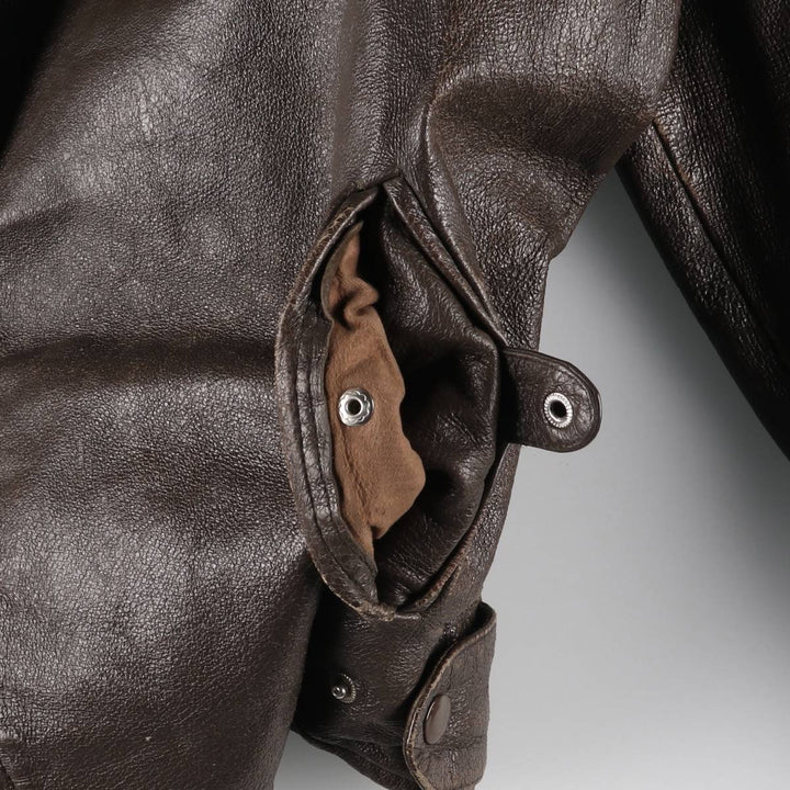 Special price for a 40s-50'S vintage leather blouson, size L for men /eaa525825