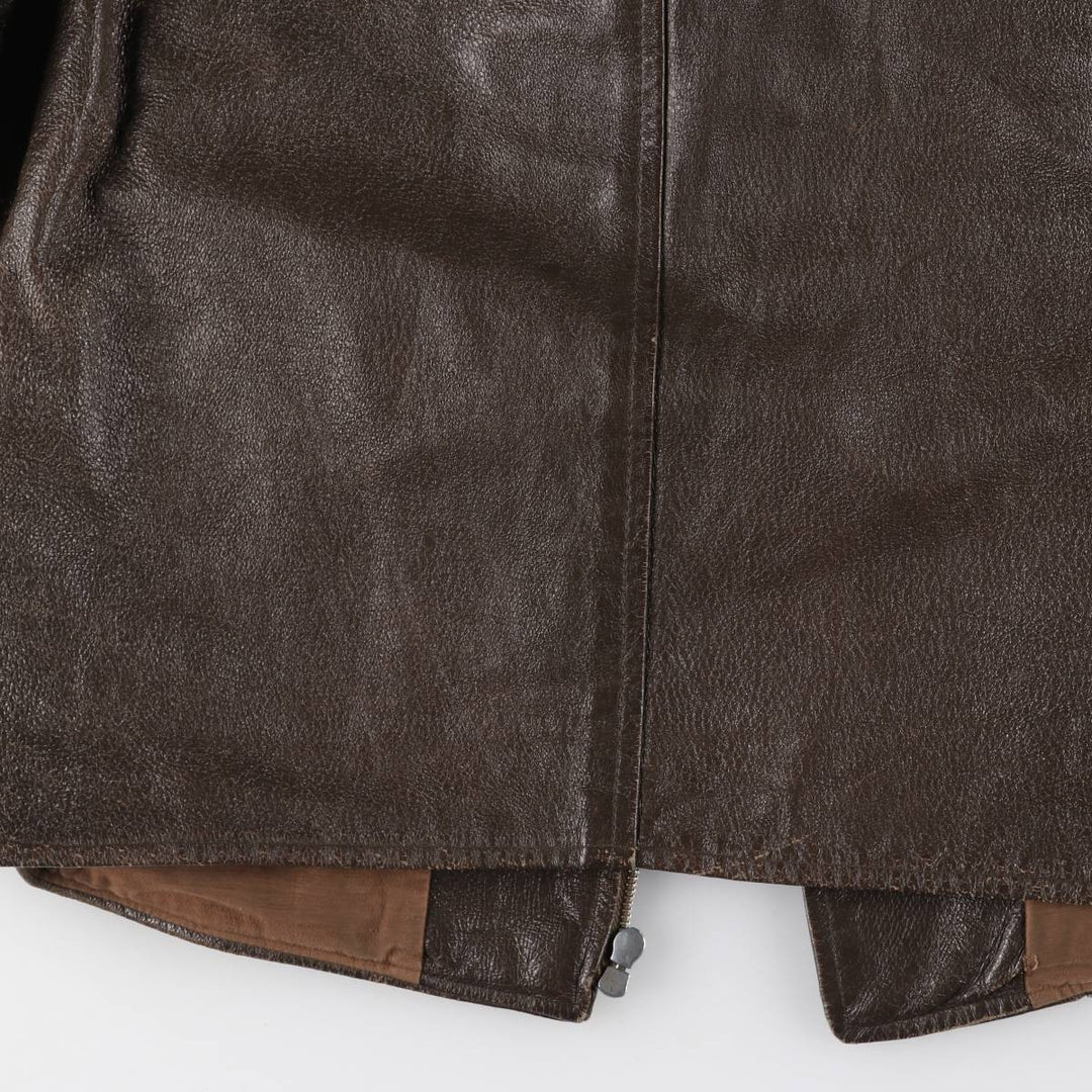 Special price for a 40s-50'S vintage leather blouson, size L for men /eaa525825