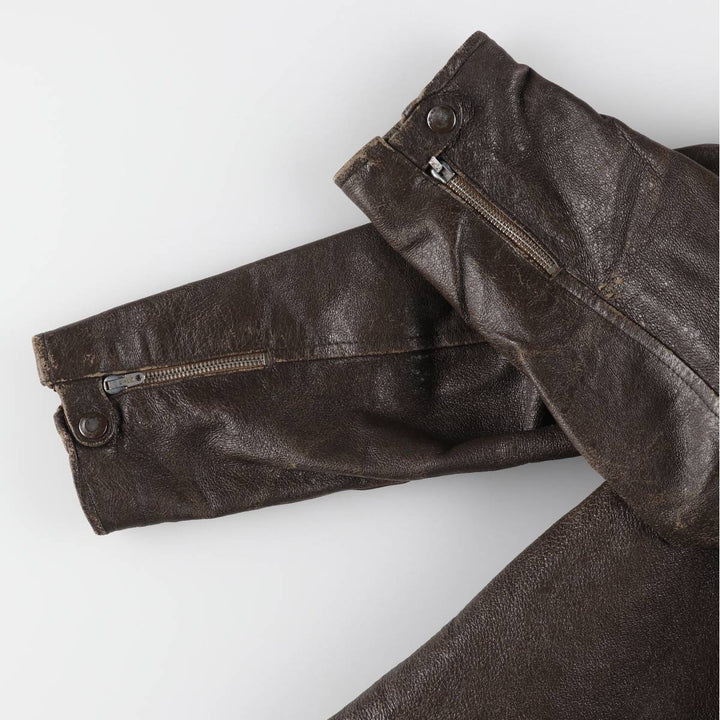 Special price for a 40s-50'S vintage leather blouson, size L for men /eaa525825