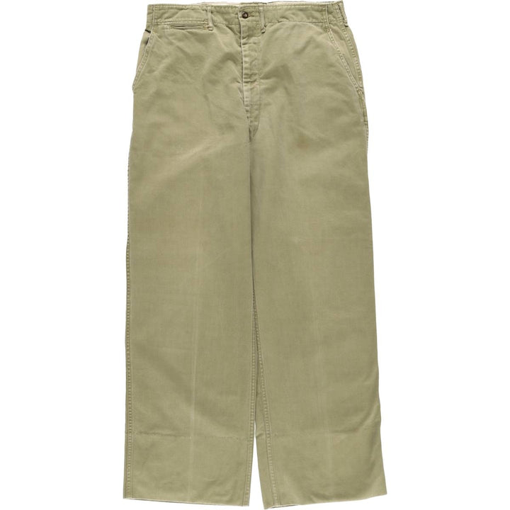 1980s~ US military genuine military chino pants made in USA men's w32 equivalent vintage /eaa525829