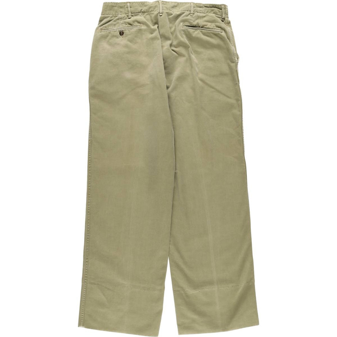 1980s~ US military genuine military chino pants made in USA men's w32 equivalent vintage /eaa525829