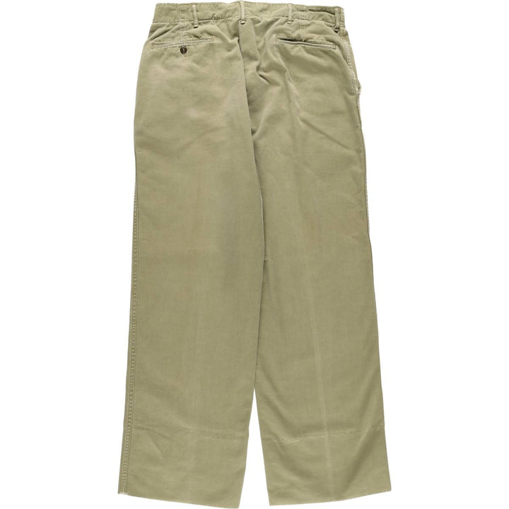 1980s~ US military genuine military chino pants made in USA men's w32 equivalent vintage /eaa525829