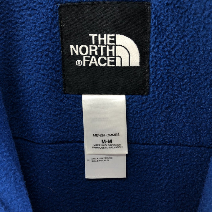 00'S THE NORTH FACE Denali Jacket Nylon x Fleece Jacket Men's XL polyester blue type Vintage Second Hand
