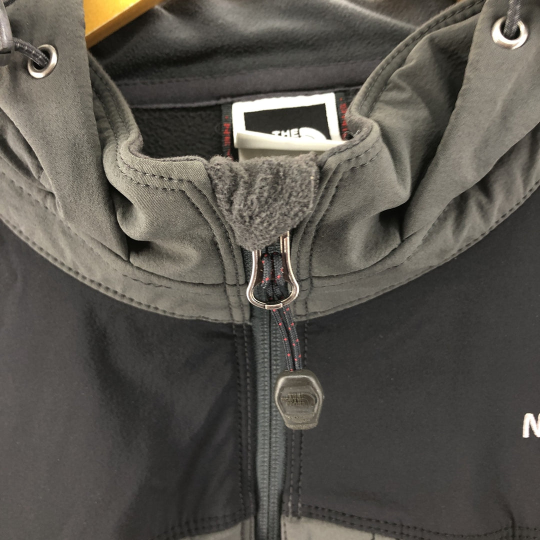 00'S The North Face Summit Series APEX Hooded Softshell Jacket Men's L size Nylon gray type Vintage Second Hand