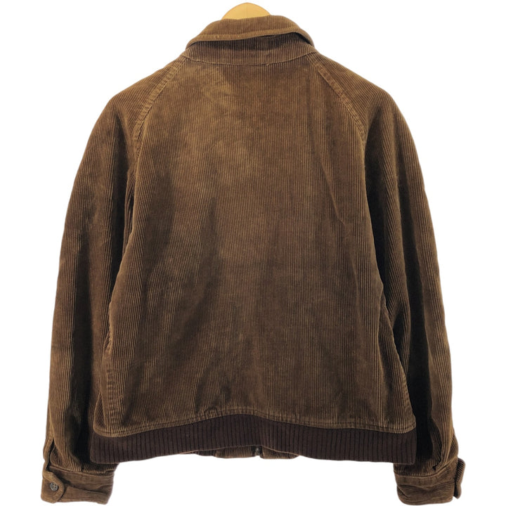 Burberry's Corduroy Swing Top Sports Jacket, Men's Size L unclear Camel type Vintage Second Hand