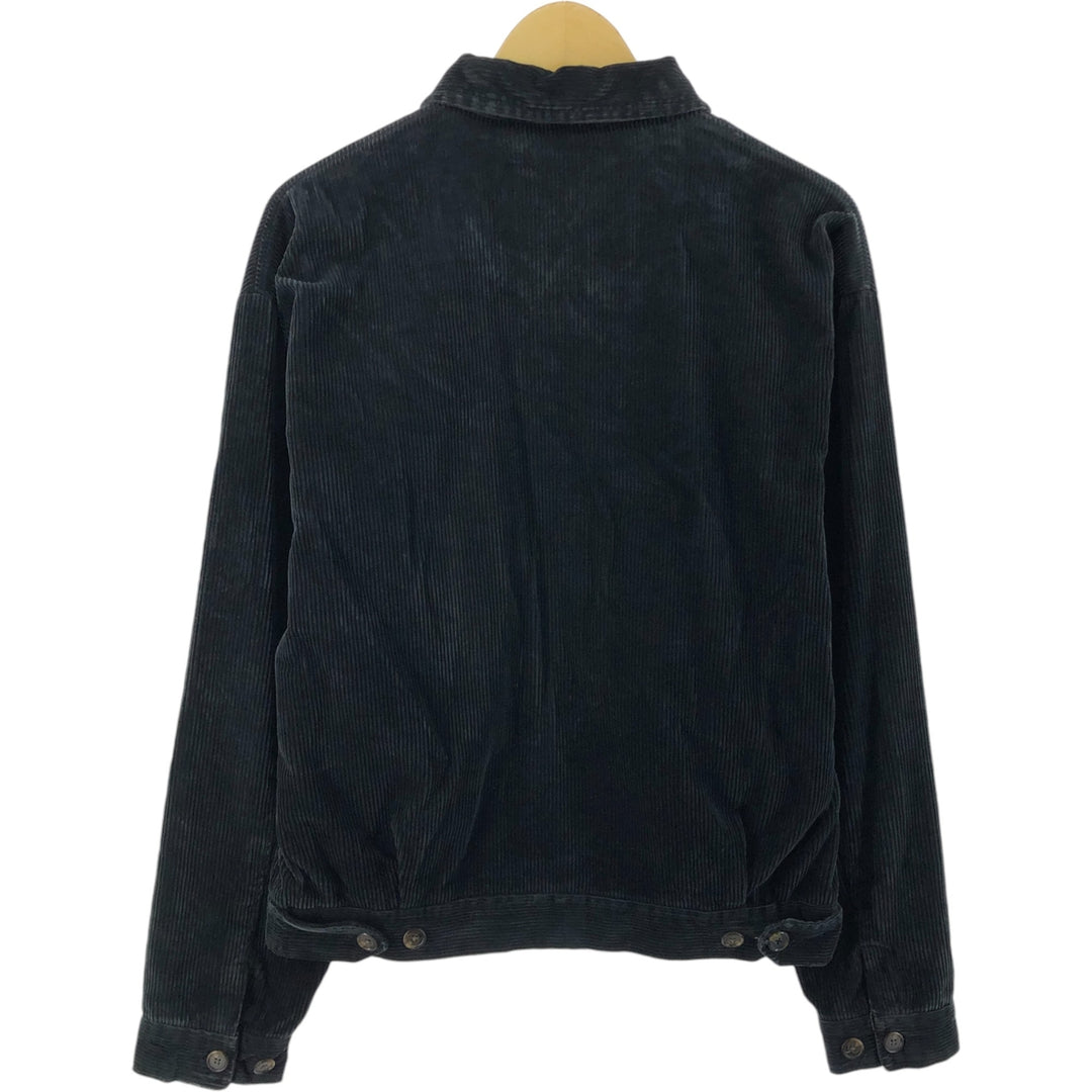 Ralph Lauren POLO by Ralph Lauren Corduroy Swing Top Sports Jacket Men's M cotton black type Vintage Second Hand