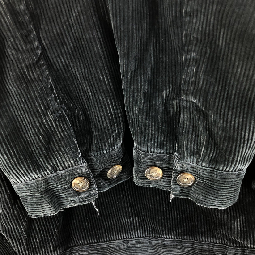 Ralph Lauren POLO by Ralph Lauren Corduroy Swing Top Sports Jacket Men's M cotton black type Vintage Second Hand