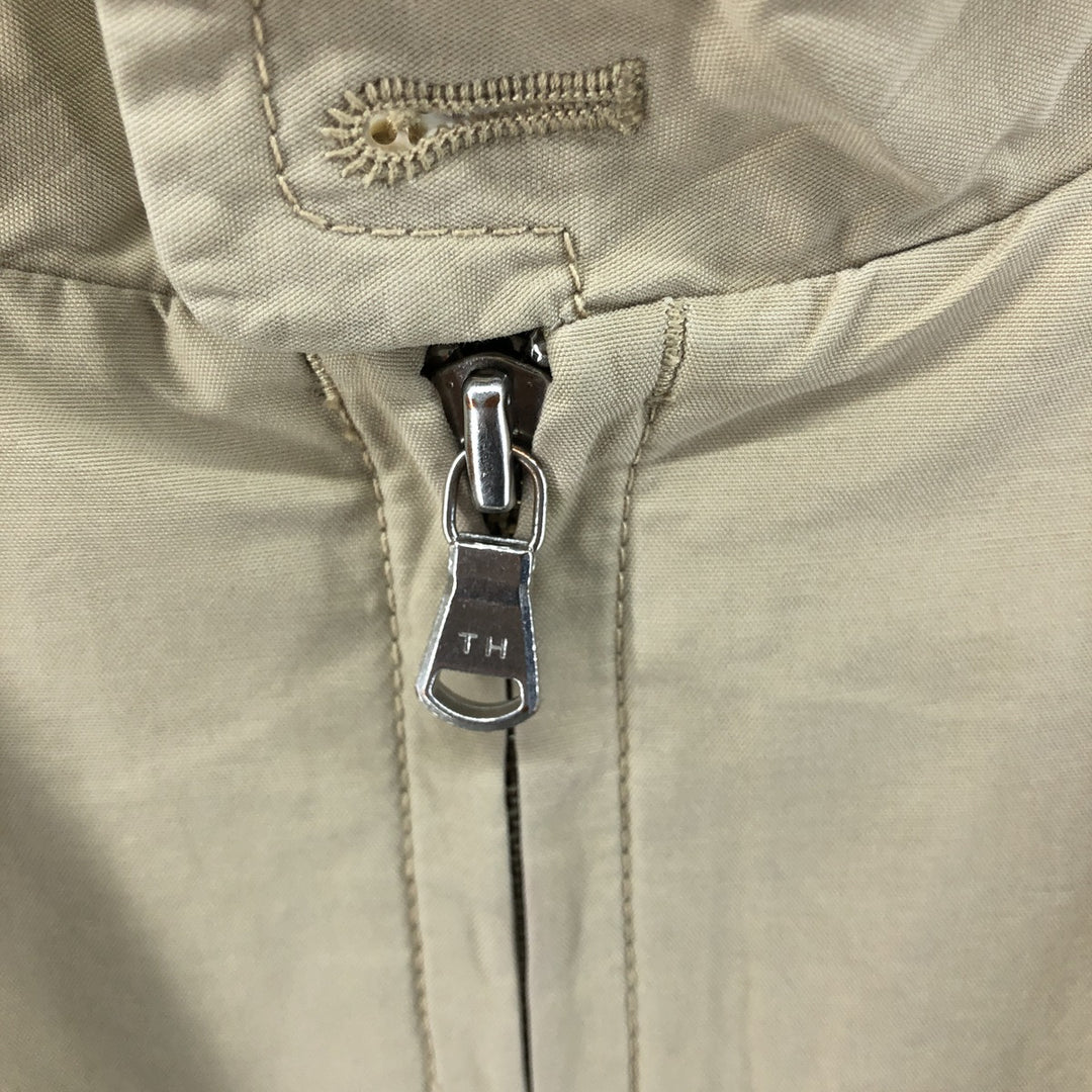 Tommy Hilfiger Swing Top Sports Jacket Men's Size L cotton Beige type Vintage Second Hand