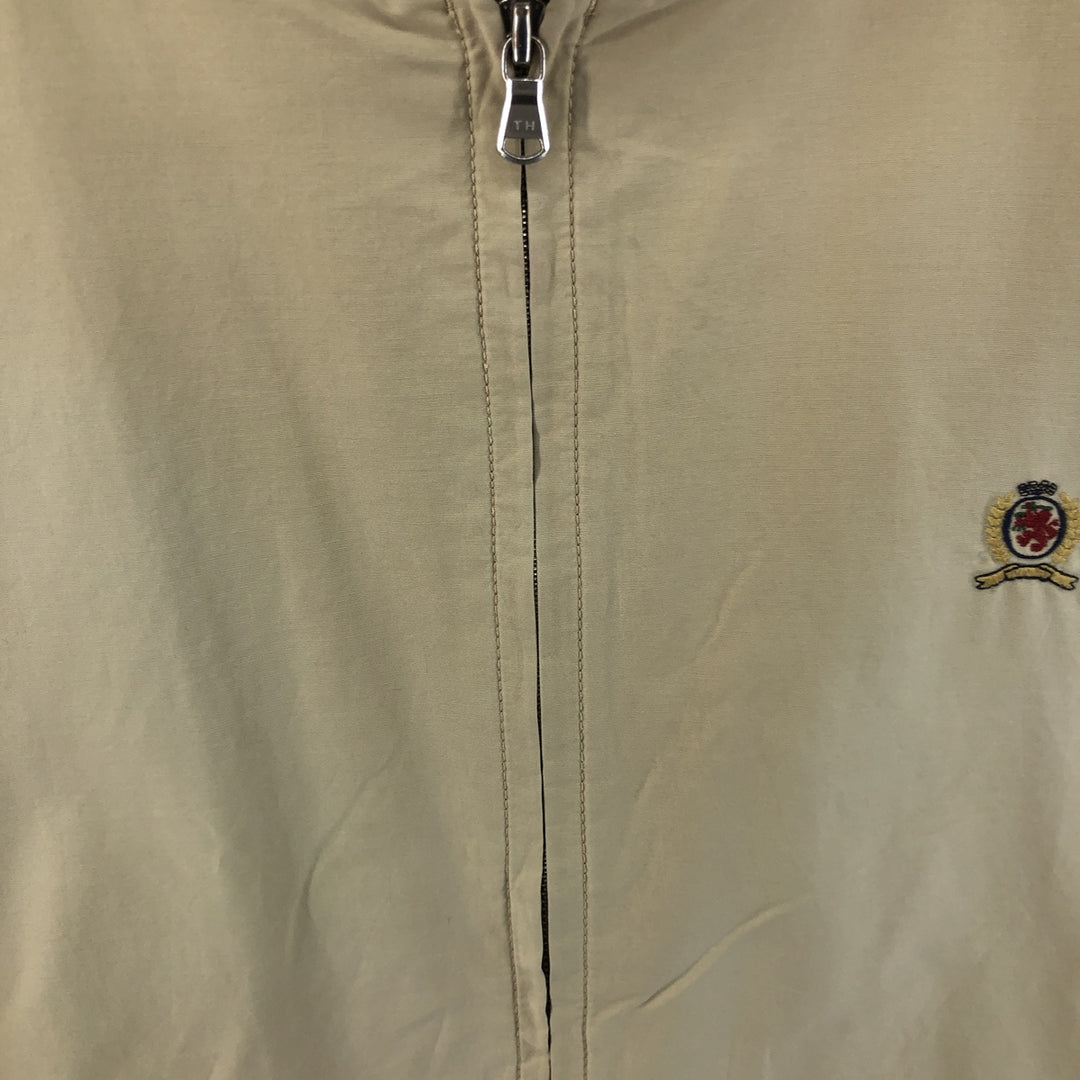 Tommy Hilfiger Swing Top Sports Jacket Men's Size L cotton Beige type Vintage Second Hand