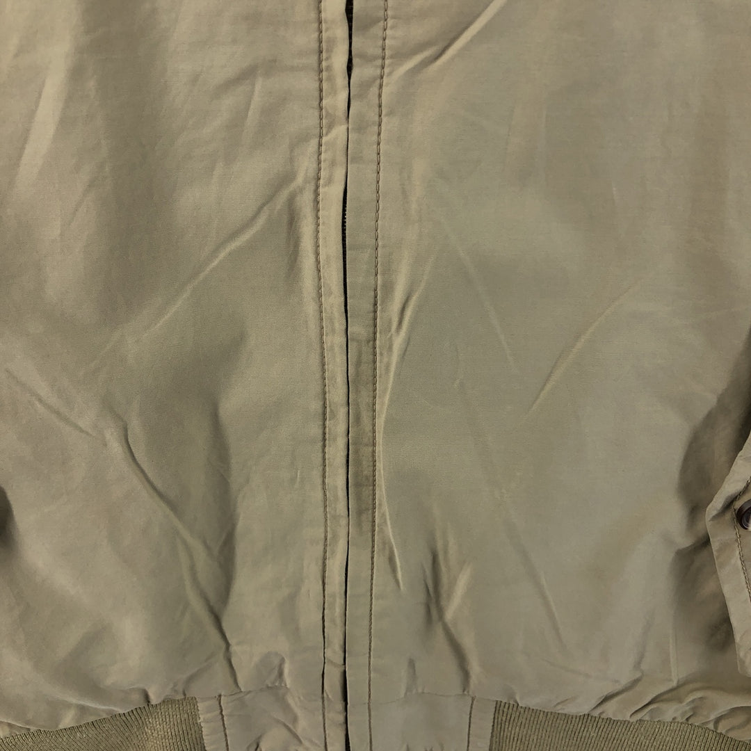 Tommy Hilfiger Swing Top Sports Jacket Men's Size L cotton Beige type Vintage Second Hand