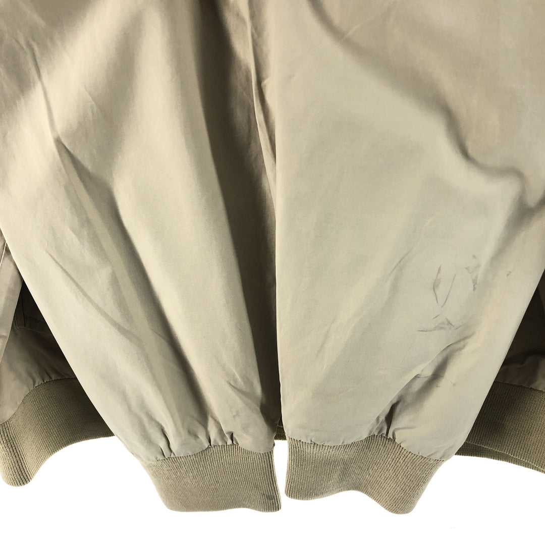 Tommy Hilfiger Swing Top Sports Jacket Men's Size L cotton Beige type Vintage Second Hand