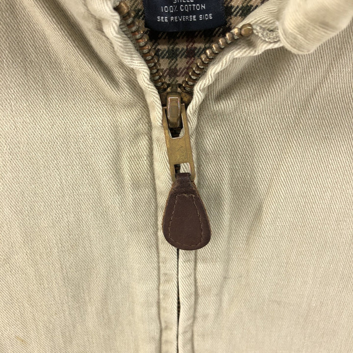 90'S Ralph Lauren POLO by Ralph Lauren Swing Top Sports Jacket Made in USA Men's L size cotton Beige type Vintage Second Hand