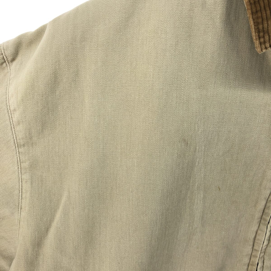 90'S Ralph Lauren POLO by Ralph Lauren Swing Top Sports Jacket Made in USA Men's L size cotton Beige type Vintage Second Hand