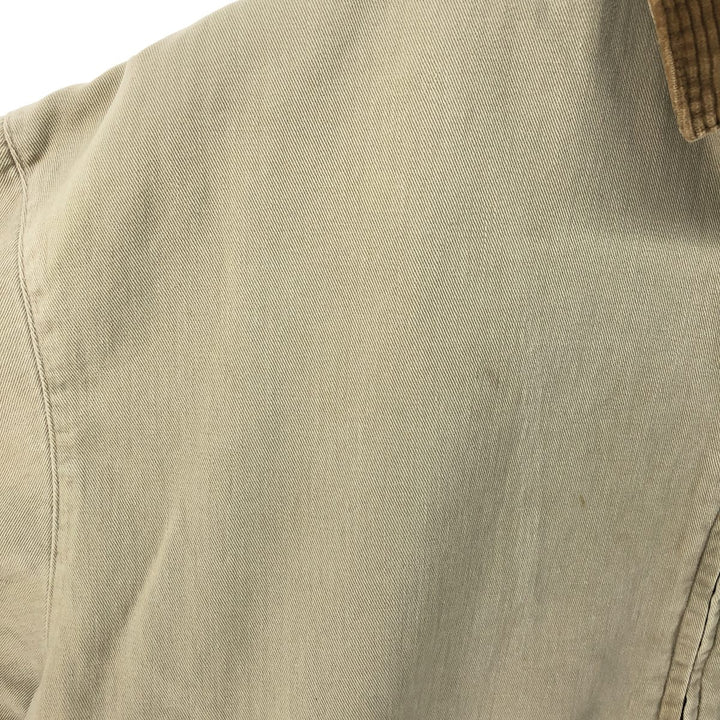 90'S Ralph Lauren POLO by Ralph Lauren Swing Top Sports Jacket Made in USA Men's L size cotton Beige type Vintage Second Hand