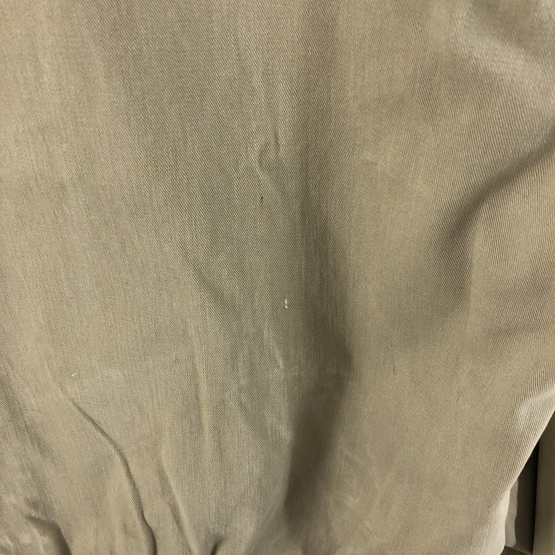 90'S Ralph Lauren POLO by Ralph Lauren Swing Top Sports Jacket Made in USA Men's L size cotton Beige type Vintage Second Hand