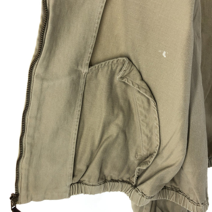 90'S Ralph Lauren POLO by Ralph Lauren Swing Top Sports Jacket Made in USA Men's L size cotton Beige type Vintage Second Hand