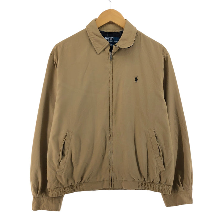 Ralph Lauren POLO by Ralph Lauren Swing Top Sports Jacket Men's S polyester beige type brown Vintage Second Hand