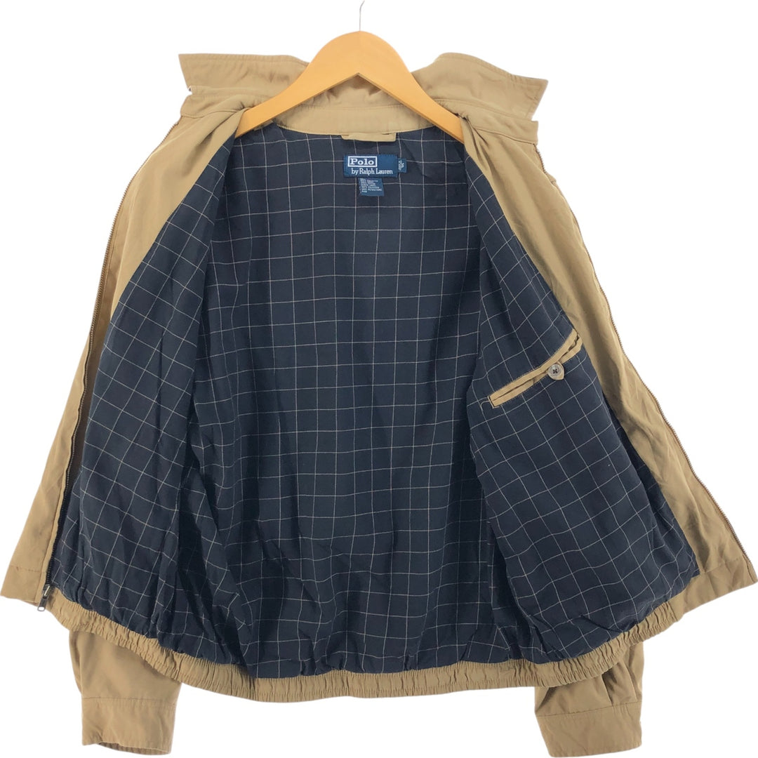 Ralph Lauren POLO by Ralph Lauren Swing Top Sports Jacket Men's S polyester beige type brown Vintage Second Hand