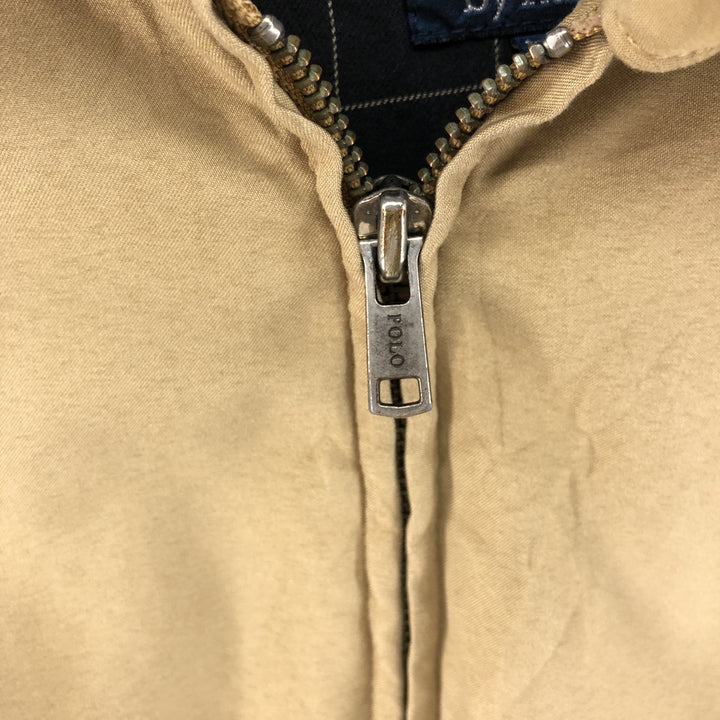 Ralph Lauren POLO by Ralph Lauren Swing Top Sports Jacket Men's S polyester beige type brown Vintage Second Hand
