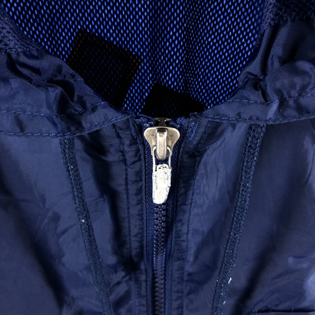 00'S Adidas Back Logo Nylon Parka Men's Size L Nylon navy blue type Vintage Second Hand