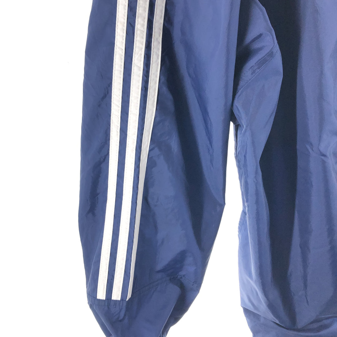 00'S Adidas Back Logo Nylon Parka Men's Size L Nylon navy blue type Vintage Second Hand