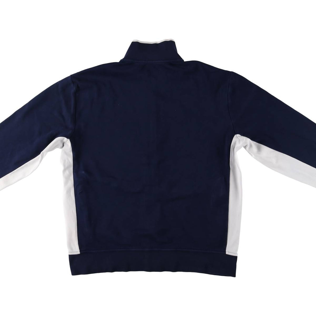 Ralph Lauren POLO RALPH LAUREN Full Zip Sweatshirt Trainer Men's L size cotton navy blue type Vintage Second Hand