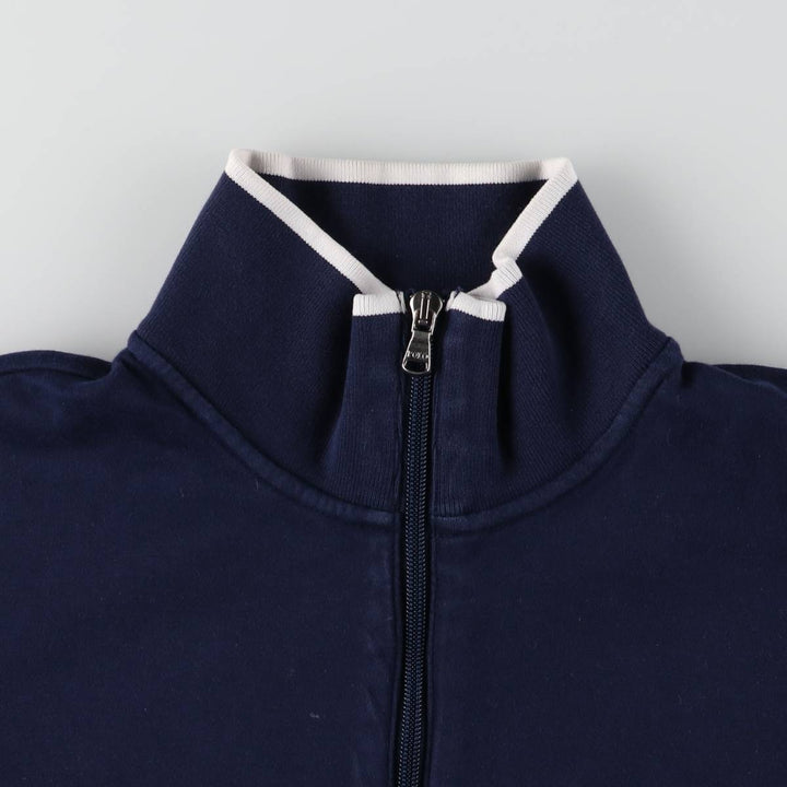 Ralph Lauren POLO RALPH LAUREN Full Zip Sweatshirt Trainer Men's L size cotton navy blue type Vintage Second Hand