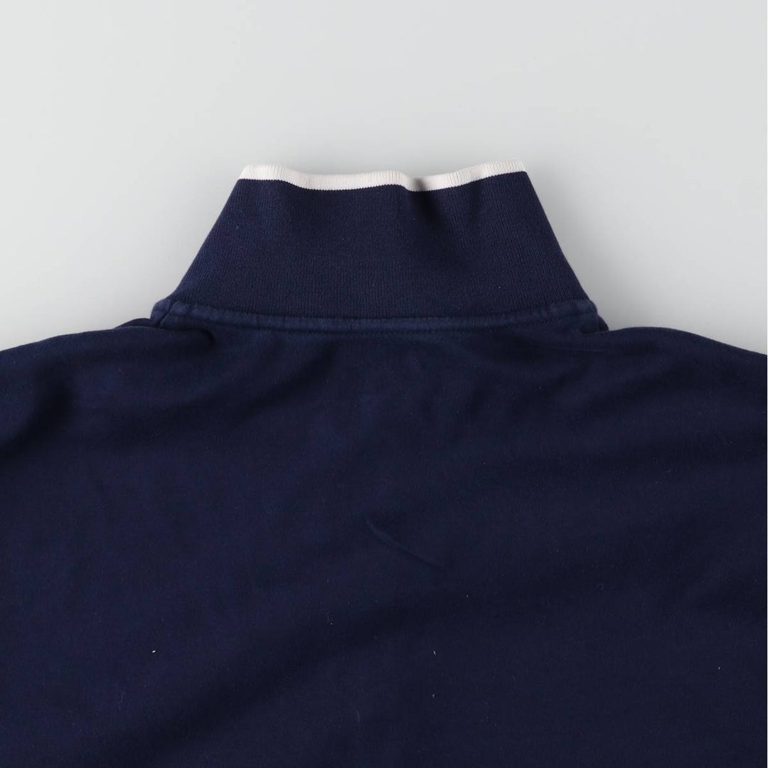 Ralph Lauren POLO RALPH LAUREN Full Zip Sweatshirt Trainer Men's L size cotton navy blue type Vintage Second Hand