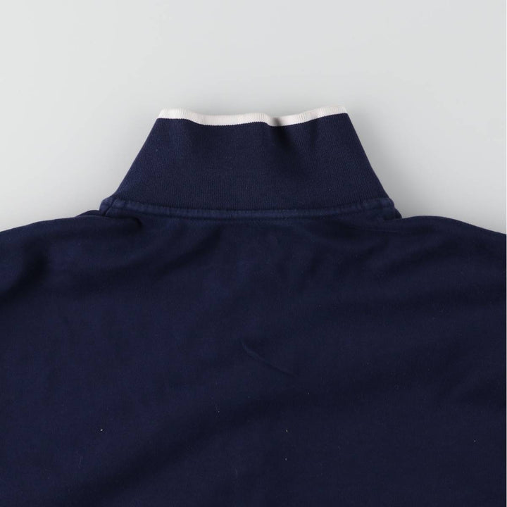 Ralph Lauren POLO RALPH LAUREN Full Zip Sweatshirt Trainer Men's L size cotton navy blue type Vintage Second Hand