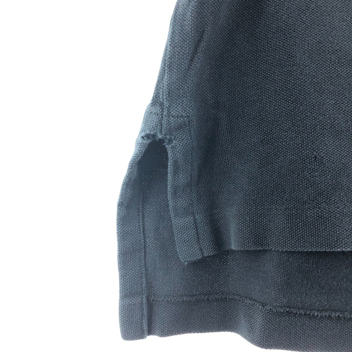 Ralph Lauren POLO by Ralph Lauren long sleeve polo shirt, men's size L cotton black type Vintage Second Hand