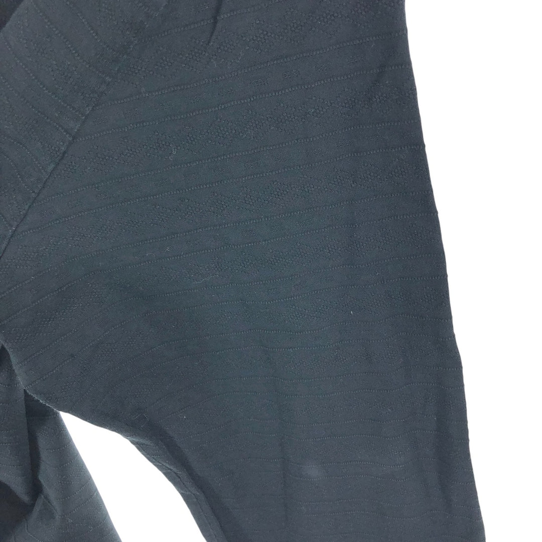 Ralph Lauren POLO GOLF All-over print long sleeve polo shirt, men's size L Pima Cotton black type Vintage Second Hand