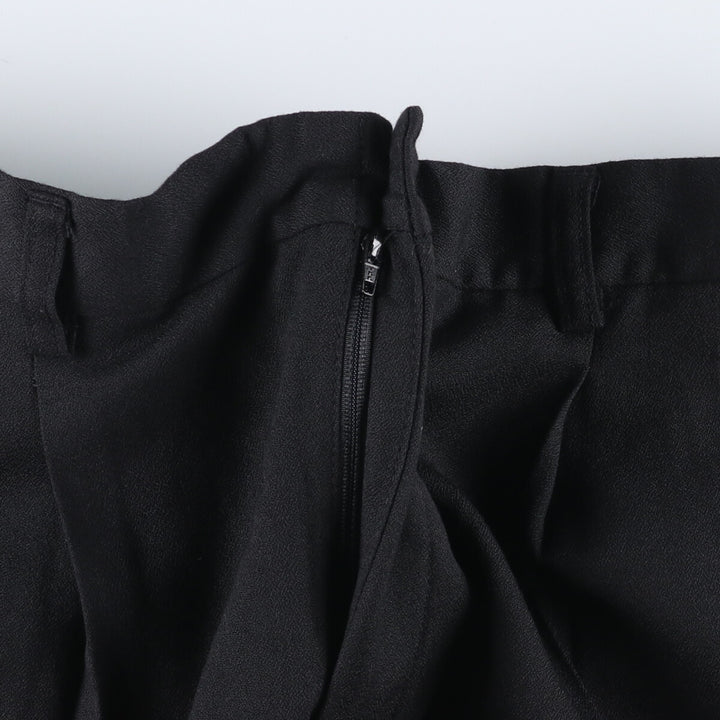 Liz Claiborne Two-pleat Slacks, Men's Size W34 polyester black type Vintage Second Hand