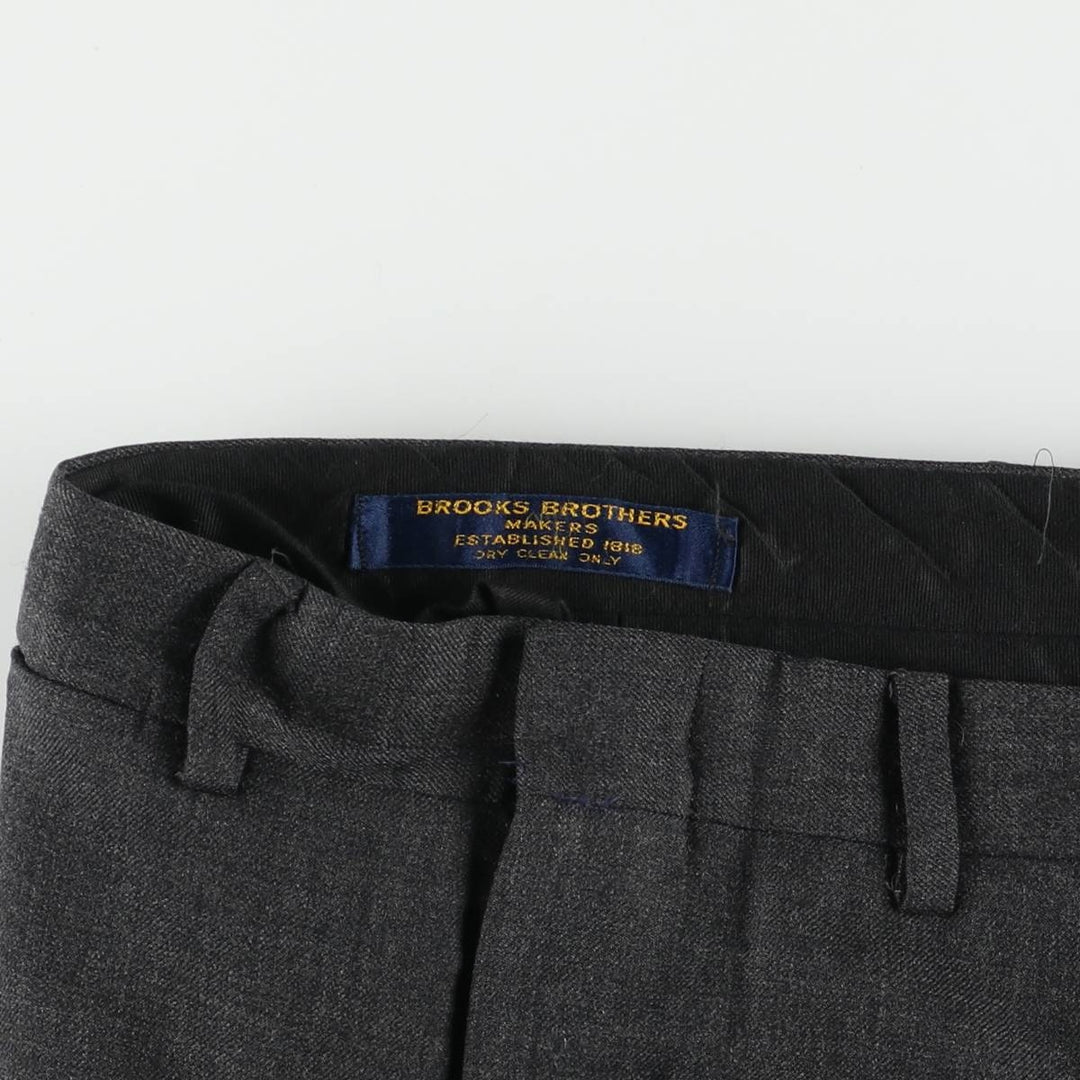 80'S Brooks Brothers MAKERS ESTABLIESHED 1818 Slacks Pants Men's W34 Vintage / eaa526005