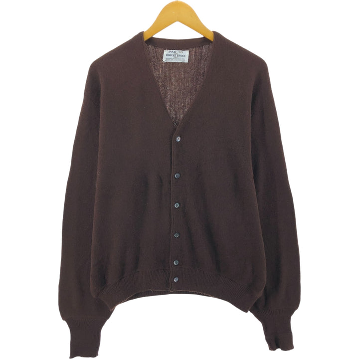 70'S ROBERT BRUCE Acrylic Knit Cardigan Made in USA Men's XL Vintage /eaa526053