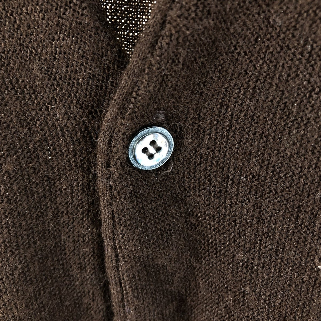 70'S ROBERT BRUCE Acrylic Knit Cardigan Made in USA Men's XL Vintage /eaa526053