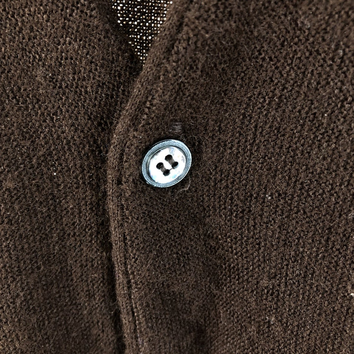 70'S ROBERT BRUCE Acrylic Knit Cardigan Made in USA Men's XL Vintage /eaa526053