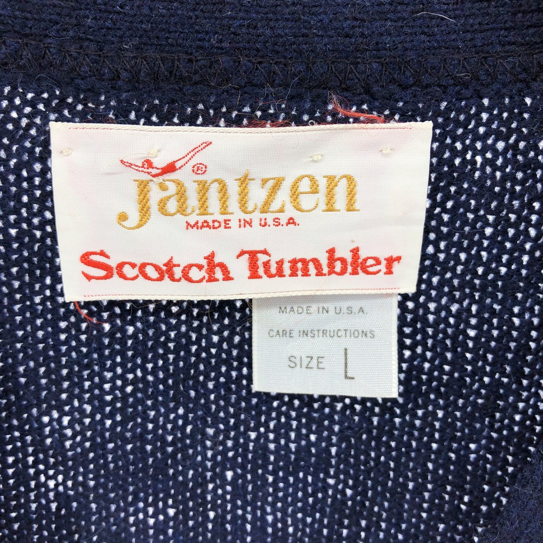 Vintage 70'S JANTZEN Cardigan Made in USA Men's L size /eaa526055