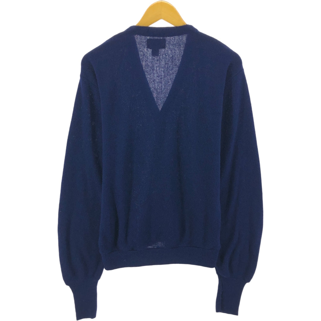 80'S JC PENNY THE FOX SWEATER Acrylic Knit Cardigan Made in USA Men's L Size Vintage /eaa526061